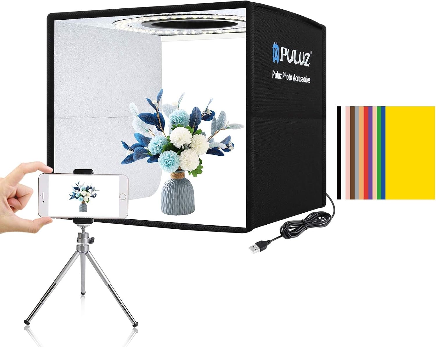 Led Light Panel Stream - Lampu Video Panel LED RGB dengan