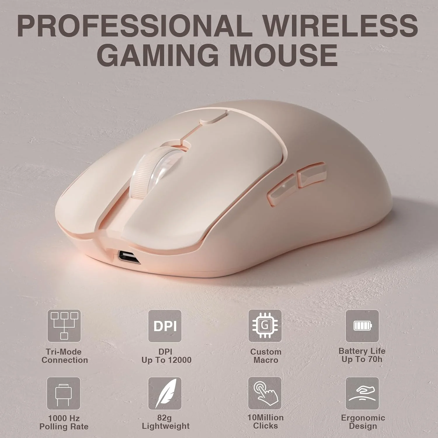 Esports Gaming Pc - AULA SC580X Mouse Gaming Nirkabel Tri-mode