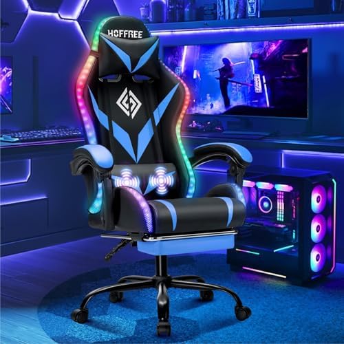 Rgb Gaming Chair - Kursi Gaming RGB dengan Pijatan dan