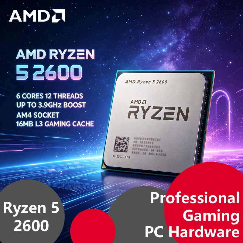 Amd Cpu Ryzen 5 - AMD Ryzen 5 2600 CPU Tray