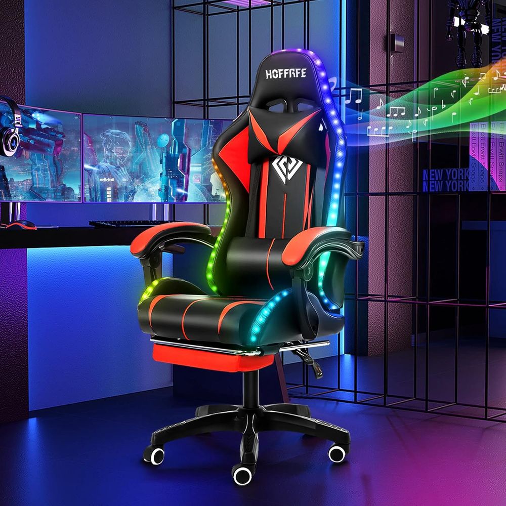 Kursi Gaming RGB dengan Speake - Rgb Gaming Chair ulasan dan harga