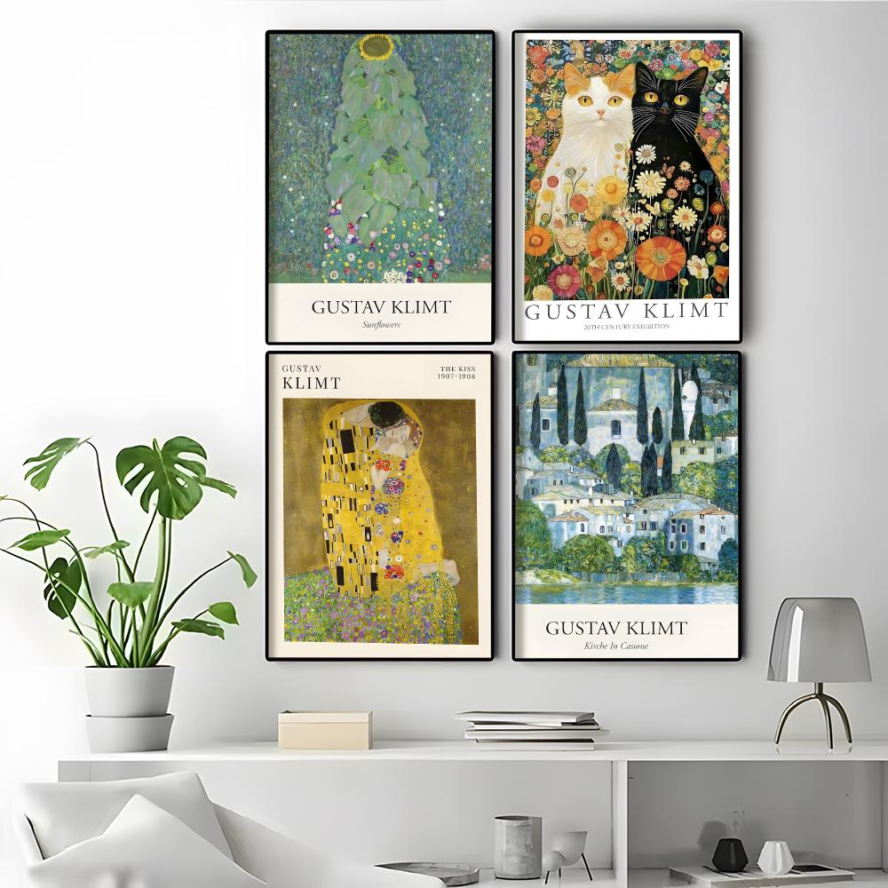 G-Gustav Klimt Seni Desain Int - Esports Gaming Poster ulasan dan harga
