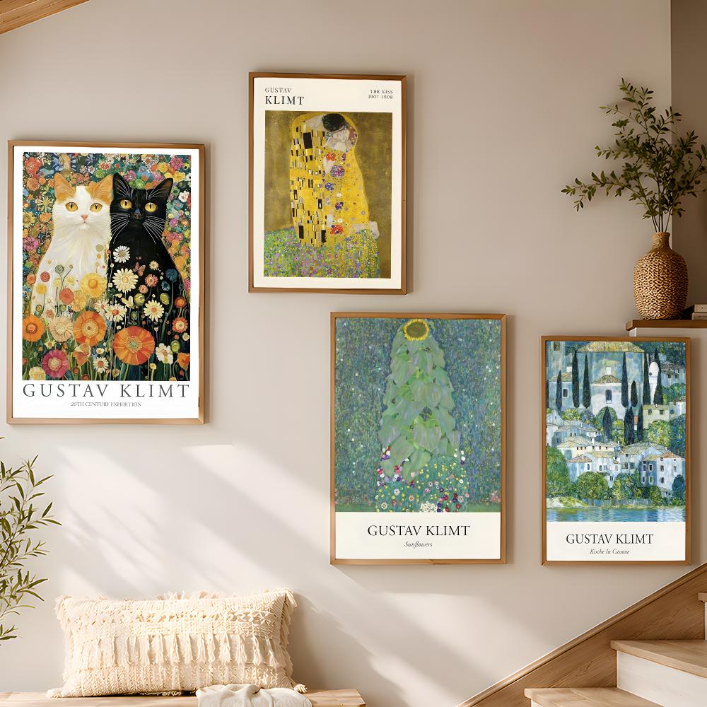 G-Gustav Klimt Seni Desain Int - Esports Gaming Poster ulasan dan harga
