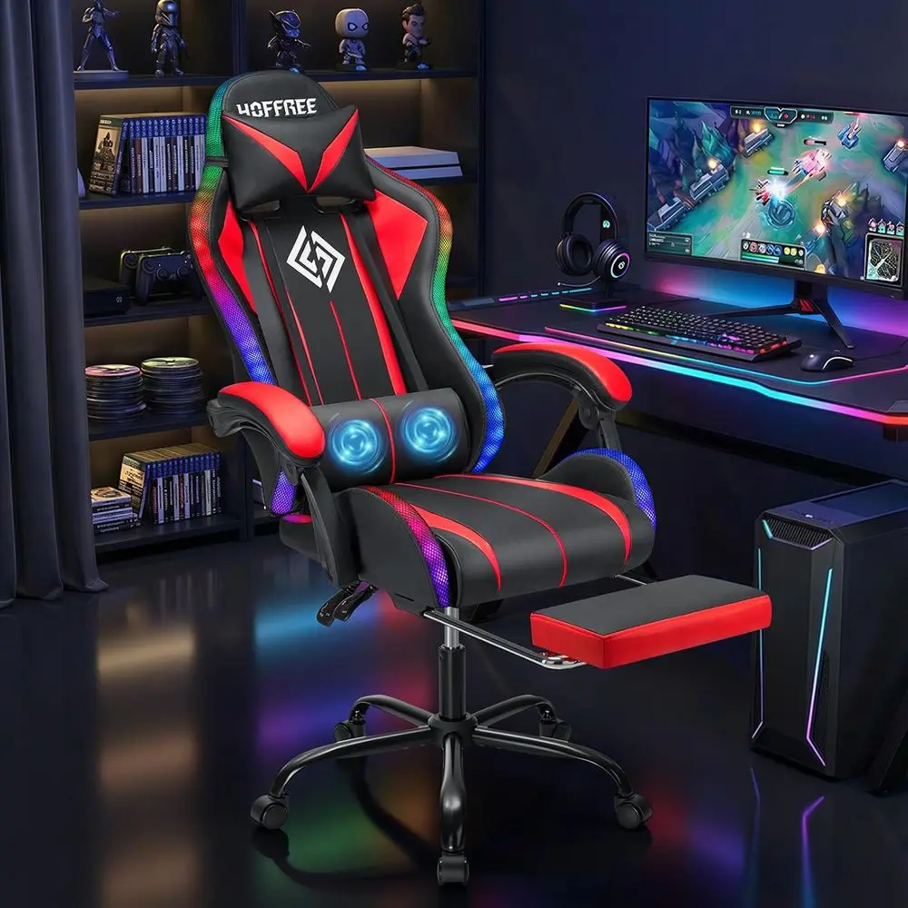 Kursi Gaming Ergonomis dengan  - Rgb Gaming Chair ulasan dan harga