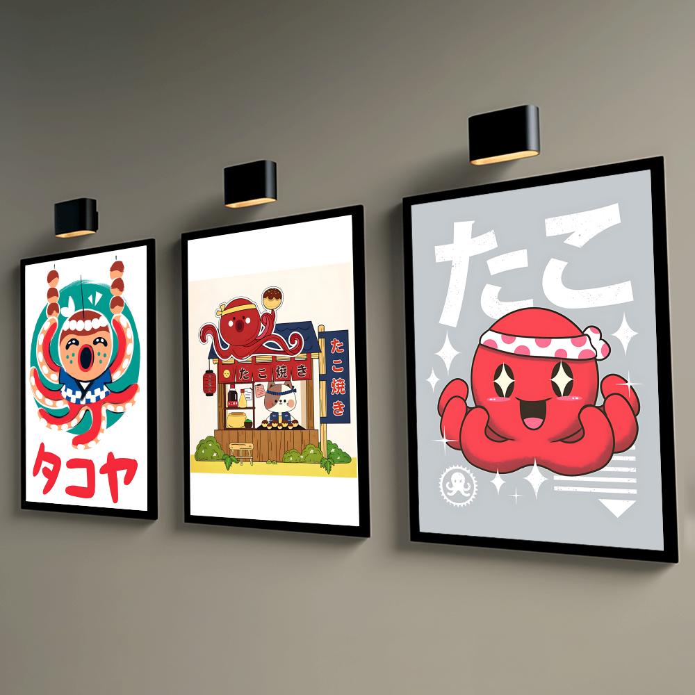 Poster Dinding Takoyaki Lucu,  - Esports And Gaming Lounge ulasan dan harga
