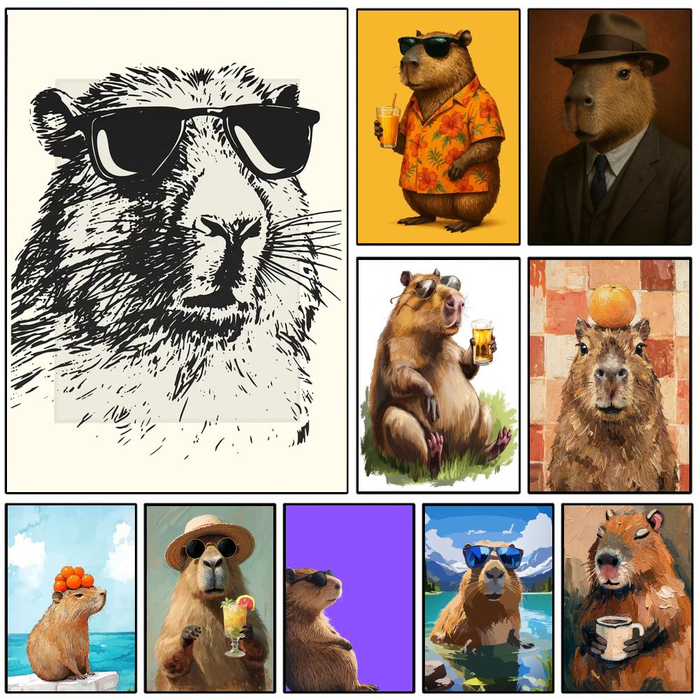 Poster Dinding Cetak Capybara  - Esports And Gaming Lounge ulasan dan harga