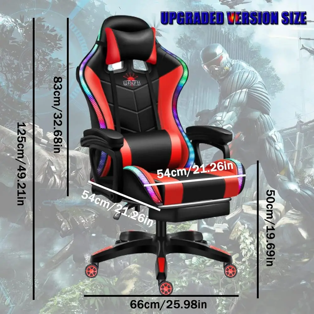 Kursi Gaming Ergonomis dengan  - Rgb Gaming Chair ulasan dan harga