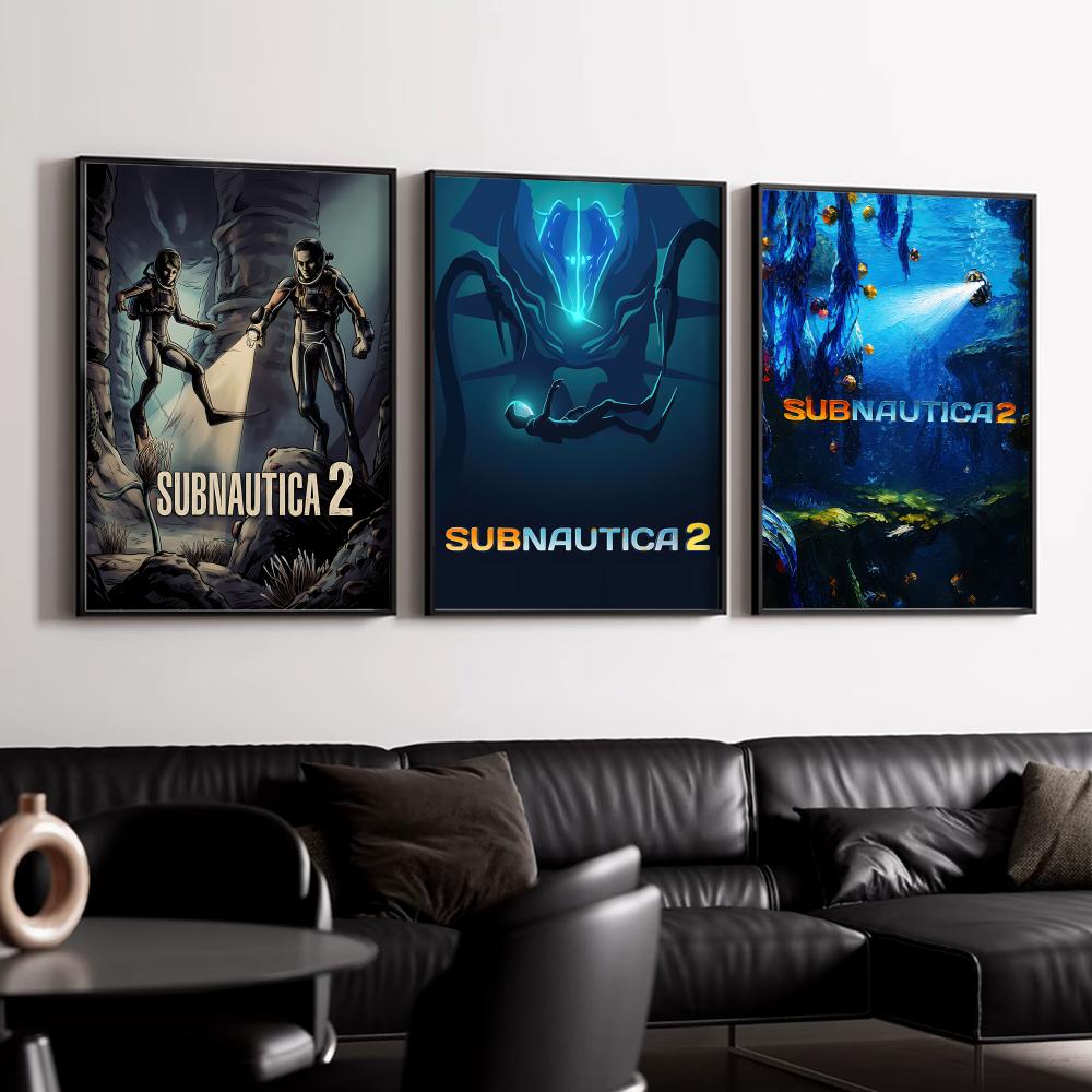 S-SubnauticaS 2 Poster HD Deko - Esports And Gaming Lounge ulasan dan harga