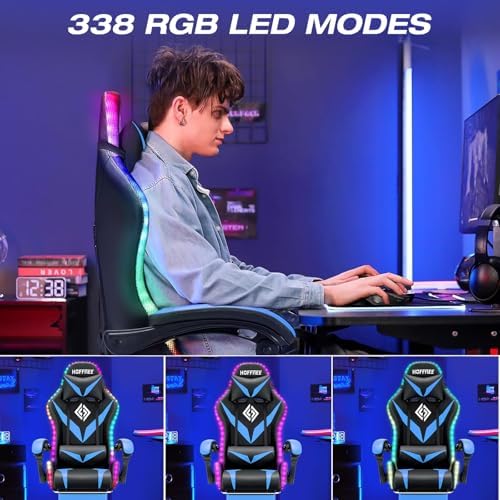 Kursi Gaming RGB dengan Pijata - Rgb Gaming Chair ulasan dan harga