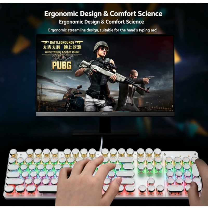 HJK920 Steam Punk Mechanical W - Esports And Gaming Lounge ulasan dan harga