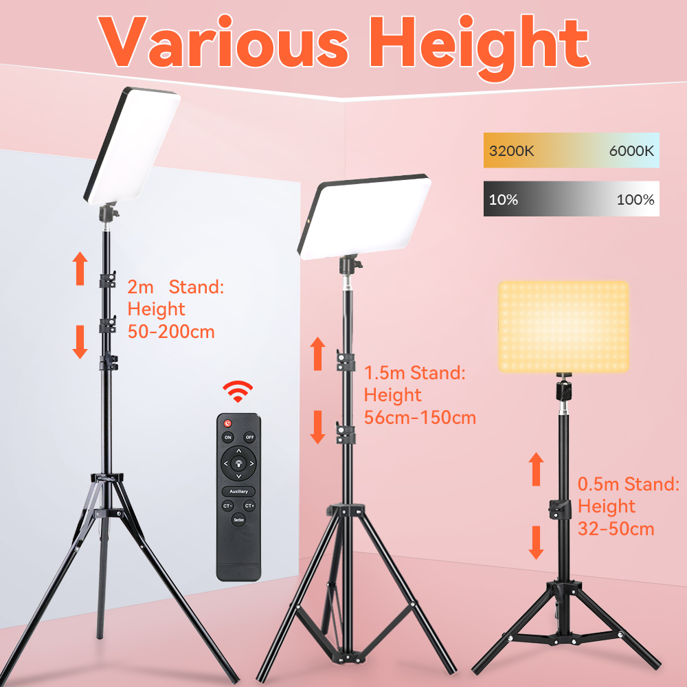 Lampu Video LED Kit Studio Fot - Led Light Panel Stream ulasan dan harga