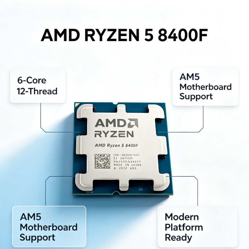 Ryzen 5 8400F AM5 Socket Gamin - Amd Cpu Ryzen 5 ulasan dan harga