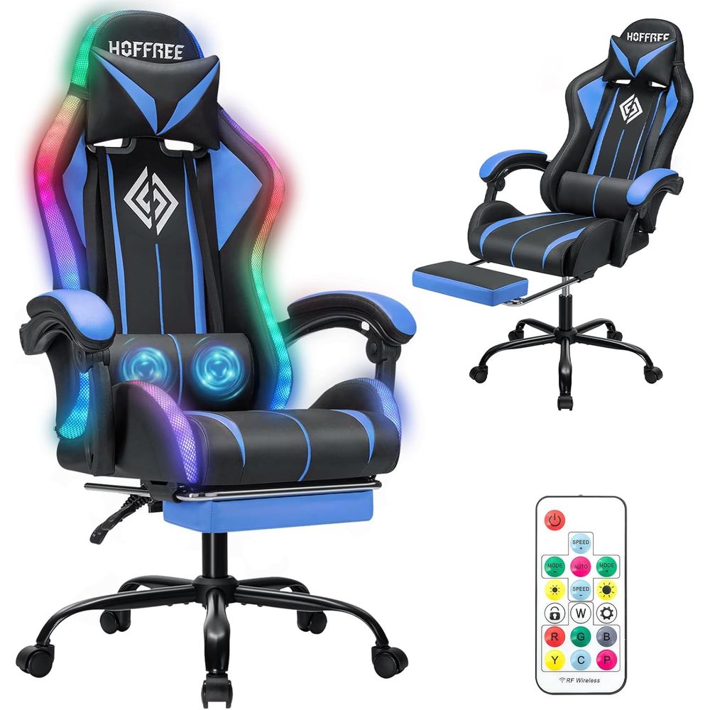 Kursi Gaming LED dengan Lampu  - Rgb Gaming Chair ulasan dan harga