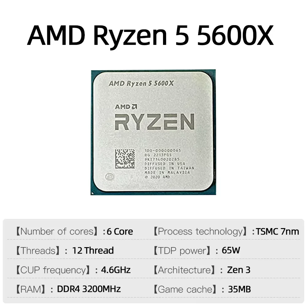 Prosesor AMD Ryzen 5 5600X 7NM - Amd Cpu Ryzen 5 ulasan dan harga