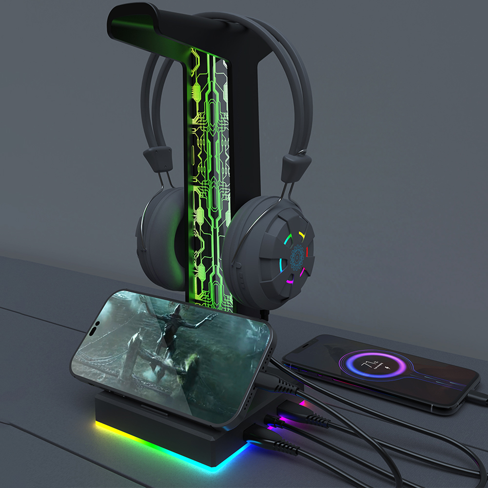 RGB Headphone Gaming, dudukan  - Esports Gaming Pc ulasan dan harga