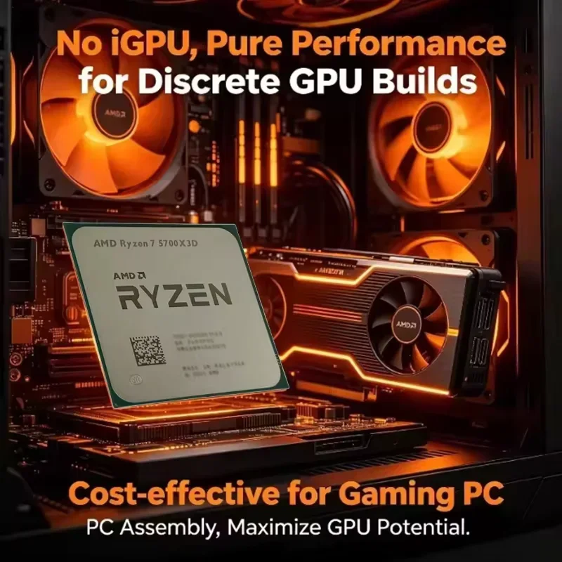 AMD Ryzen 7 5700X3D R7 5700X3D - Esports Gaming Pc ulasan dan harga