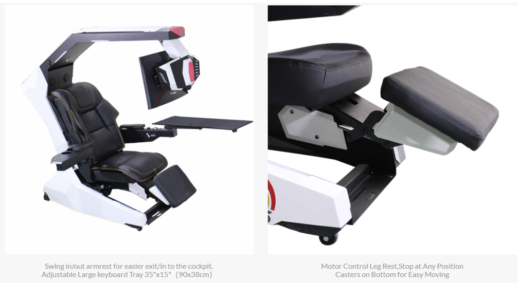 Kursi Kokpit Gaming Imperator  - Rgb Gaming Chair ulasan dan harga