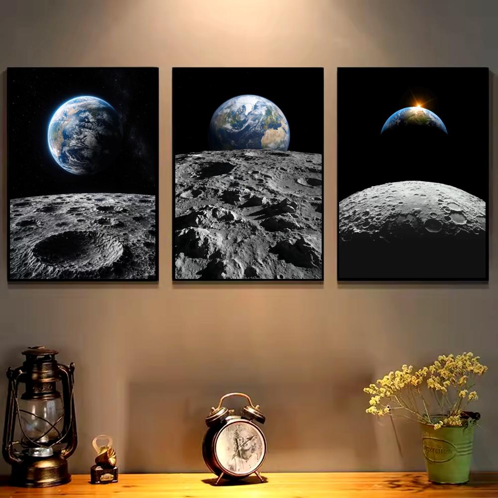 Poster Kanvas Lukisan Bumi dan - Esports And Gaming Lounge ulasan dan harga