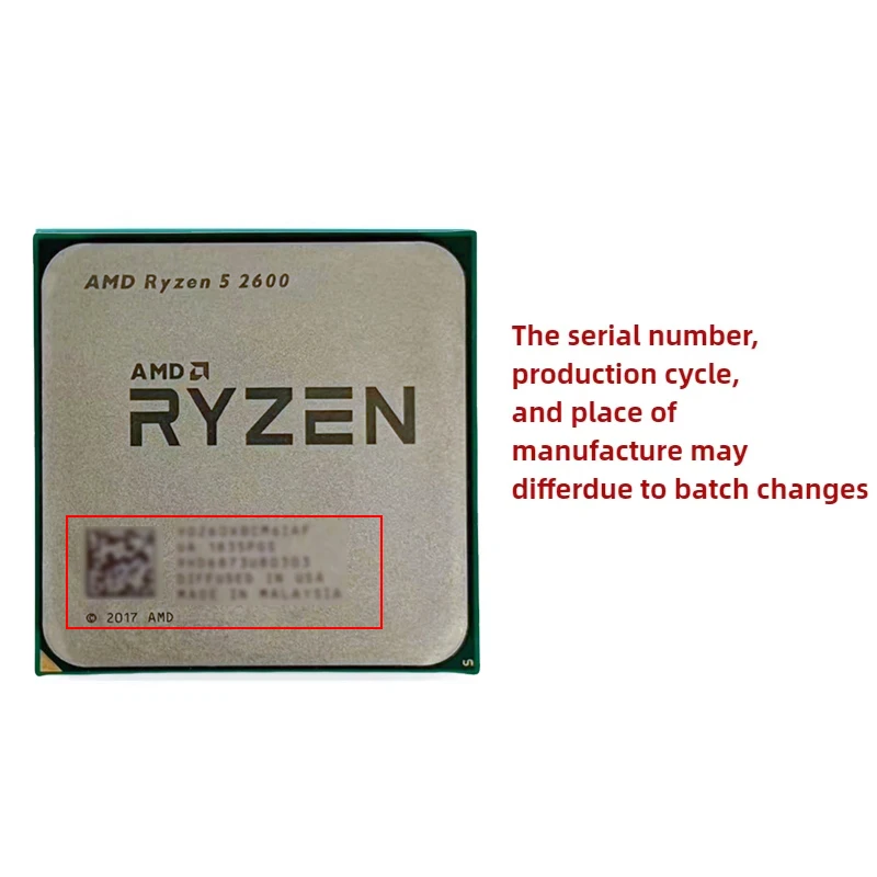AMD Ryzen 5 2600 CPU Tray 6 Co - Amd Cpu Ryzen 5 ulasan dan harga